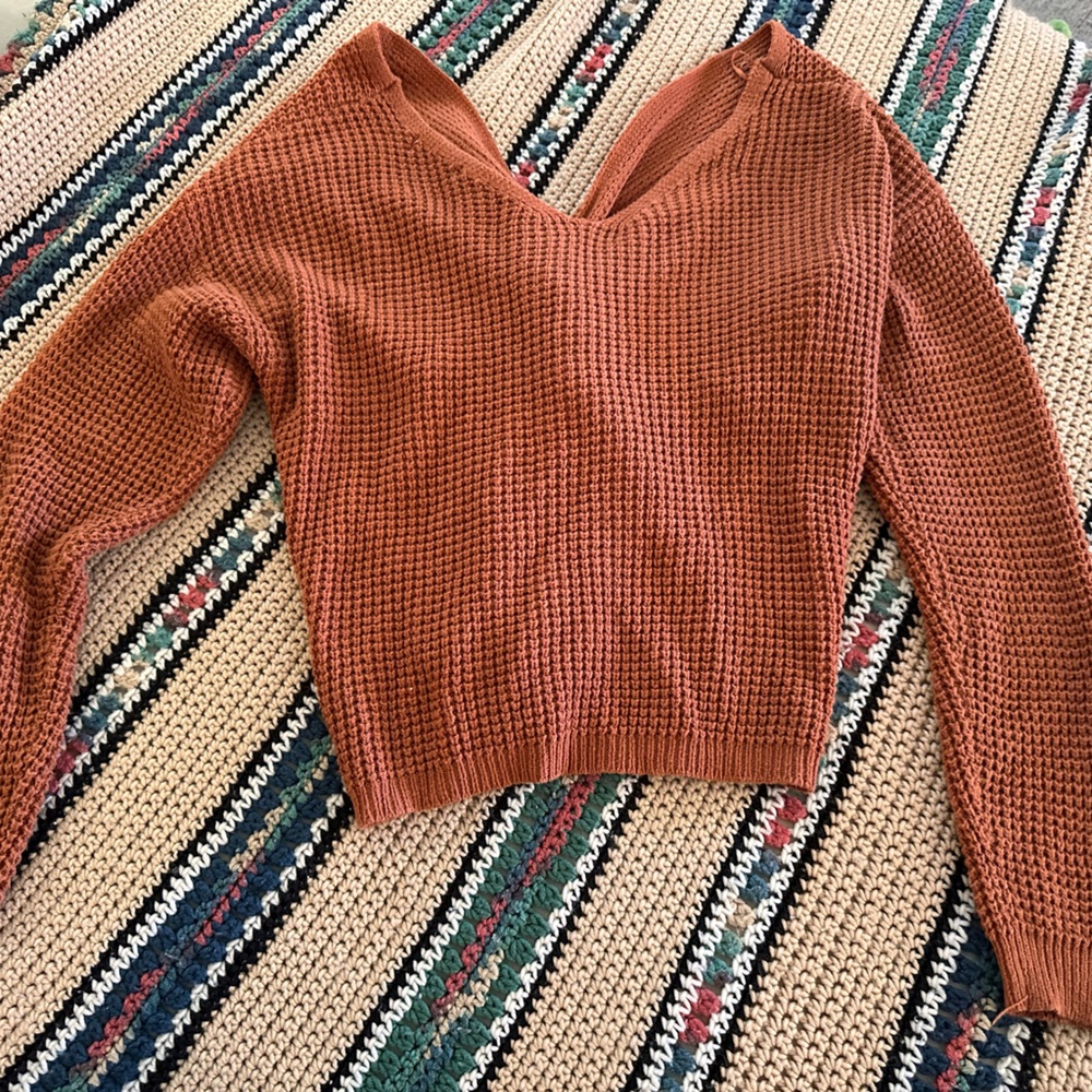 Moon & Madison Terracotta Knit Accessory - Picture 3 of 4
